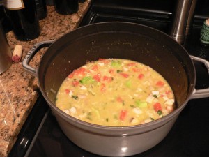 Southwestern Soup Cooking